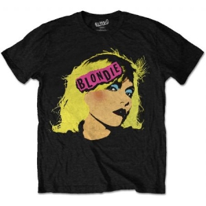 Blondie - Punk Logo Uni Bl    i gruppen MERCH / T-Shirt / Rockoff_Nya April24 hos Bengans Skivbutik AB (3401683r)