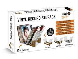 Vinyl Buddy - Vinyl Record Storage Oak Finish i gruppen ÖVRIGT / Merchandise hos Bengans Skivbutik AB (4299581)