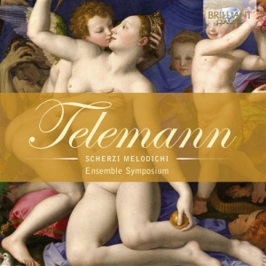 Telemann - Scherzi Melodichi i gruppen Externt_Lager / Naxoslager hos Bengans Skivbutik AB (1004610)