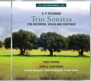 Telemann - Trio Sonatas i gruppen Externt_Lager / Naxoslager hos Bengans Skivbutik AB (1175597)