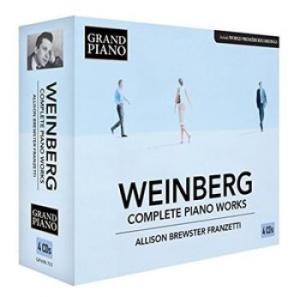 Mieczyslaw Weinberg - Complete Piano Works i gruppen Externt_Lager / Naxoslager hos Bengans Skivbutik AB (1188468)