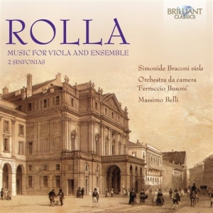 Rolla Alessandro - Music For Viola And Ensemble i gruppen Externt_Lager / Naxoslager hos Bengans Skivbutik AB (1271779)