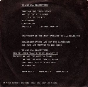 Pop Group - We Are All Prostitutes i gruppen VINYL / Rock hos Bengans Skivbutik AB (1735148)
