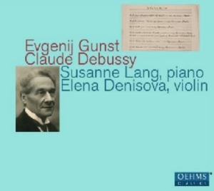 Debussy / Gunst - Evgenij Gunst & Claude Debussy i gruppen Externt_Lager / Naxoslager hos Bengans Skivbutik AB (1947620)