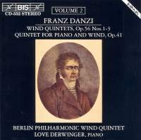 Danzi Franz - Wind Quintets Op 56 Nos 1-3 i gruppen Externt_Lager / Naxoslager hos Bengans Skivbutik AB (2006879)