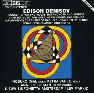 Denisov Edison - Concerto For 2 Vas & Hpd i gruppen Externt_Lager / Naxoslager hos Bengans Skivbutik AB (2007252)