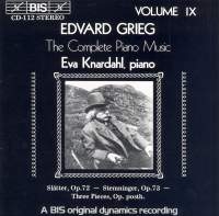 Grieg Edvard - Complete Piano Music Vol 9 i gruppen Externt_Lager / Naxoslager hos Bengans Skivbutik AB (2009125)