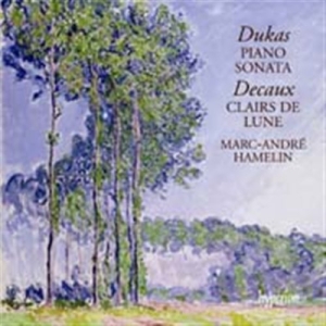 Dukas/Decaux - Piano Sonata In E Flat/Clairs i gruppen Externt_Lager / Naxoslager hos Bengans Skivbutik AB (2009639)