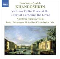 Khandoshkin - Violin Sonatas Nos 1-3 i gruppen Externt_Lager / Naxoslager hos Bengans Skivbutik AB (2010071)