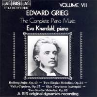 Grieg Edvard - Complete Piano Music Vol 7 i gruppen Externt_Lager / Naxoslager hos Bengans Skivbutik AB (2010689)