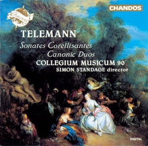 Telemann - Sonates Corellisantes i gruppen Externt_Lager / Naxoslager hos Bengans Skivbutik AB (2013848)