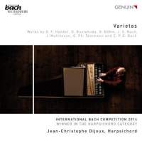 Bach / Handel / Telemann - Varietas - Harpsichord Music i gruppen Externt_Lager / Naxoslager hos Bengans Skivbutik AB (2017462)