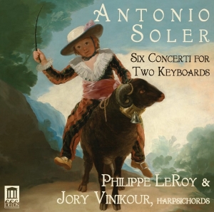 Philippe Leroy Jory Vinikour - Six Concerti For Two Keyboards i gruppen Externt_Lager / Naxoslager hos Bengans Skivbutik AB (2085756)