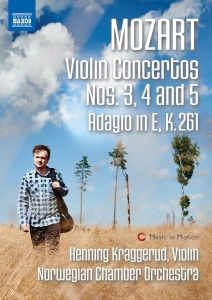 Henning Kraggerud Norwegian Chambe - Violin Concertos Nos. 3-5 (Dvd) i gruppen Externt_Lager / Naxoslager hos Bengans Skivbutik AB (2235763)