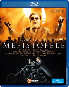 Pape Calleja Bayerisches Staatsor - Mefistofele (Bd) i gruppen MUSIK / Musik Blu-Ray / Klassiskt hos Bengans Skivbutik AB (2246042)