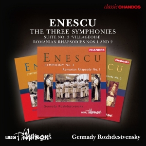 Enescu George - The Three Symphonies (3 Cd) i gruppen Externt_Lager / Naxoslager hos Bengans Skivbutik AB (2495080)