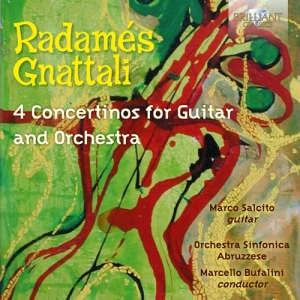 Gnattali Radames - 4 Concertinos For Guitar And Orches i gruppen Externt_Lager / Naxoslager hos Bengans Skivbutik AB (2547868)