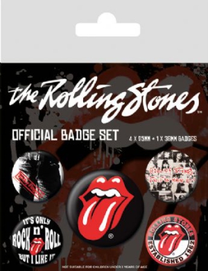 Rolling Stones - Rolling Stones (Classic) Badge Pack Pin i gruppen CDON - Exporterade Artiklar_Manuellt / Merch_CDON_exporterade hos Bengans Skivbutik AB (2988052)