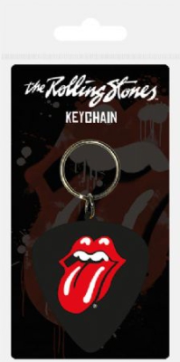 Rolling Stones - Rolling Stones Rubber Keychain (Plectrum i gruppen CDON - Exporterade Artiklar_Manuellt / Merch_CDON_exporterade hos Bengans Skivbutik AB (2996555)