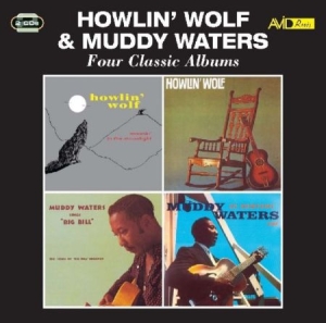 Howlin' Wolf / Muddy Waters - Four Classic Albums i gruppen CD / Jazz,Pop-Rock hos Bengans Skivbutik AB (3044139)