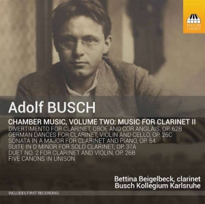 Busch Adolf - Chamber Music, Vol. 2 i gruppen Externt_Lager / Naxoslager hos Bengans Skivbutik AB (3097086)