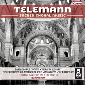Telemann G P - Sacred Choral Music (5 Cd) i gruppen Externt_Lager / Naxoslager hos Bengans Skivbutik AB (3116810)