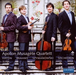 Haydn/Brahms/Szymanowski - Apollon Musagete Debut i gruppen Externt_Lager / Naxoslager hos Bengans Skivbutik AB (3187423)