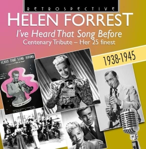 Helen Forrest - I've Heard That Song Before i gruppen CD / Jazz hos Bengans Skivbutik AB (3305176)