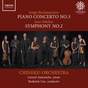 Sibelius Jean Rachmaninov Sergei - Symphony No. 2 Piano Concerto No. i gruppen Externt_Lager / Naxoslager hos Bengans Skivbutik AB (3332337)