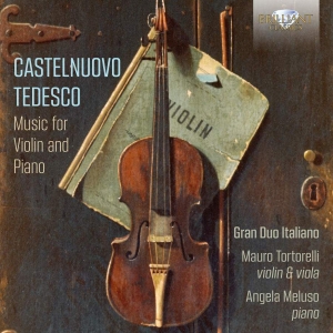 Castelnuovo-Tedesco Mario - Music For Violin And Piano i gruppen Externt_Lager / Naxoslager hos Bengans Skivbutik AB (3460893)