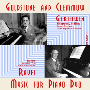 Gershwin George Ravel Maurice - Music For Piano Duo i gruppen Externt_Lager / Naxoslager hos Bengans Skivbutik AB (3496224)