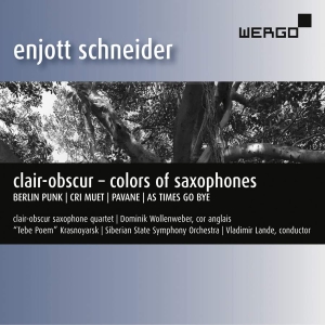 Schneider Enjott - Clair-Obscur â Colors Of Saxophones i gruppen Externt_Lager / Naxoslager hos Bengans Skivbutik AB (3509784)
