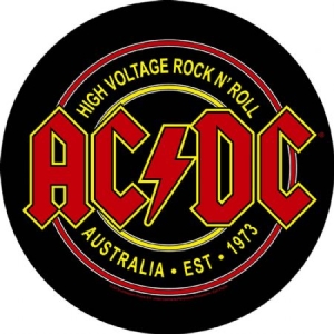 AC/DC - High Voltage Rock N Roll - Back Patch i gruppen Minishops / AC/DC hos Bengans Skivbutik AB (3655651)