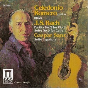 Bach J S Sanz Gaspar - Violin Partita 2 Cello Suite 3 Su i gruppen Externt_Lager / Naxoslager hos Bengans Skivbutik AB (3677253)