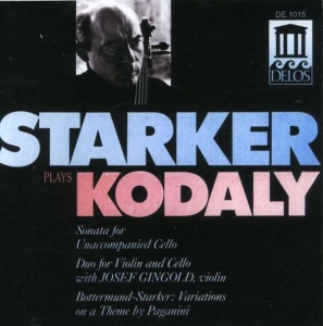 Kodaly Zoltan - Starker Plays Kodaly i gruppen Externt_Lager / Naxoslager hos Bengans Skivbutik AB (3677263)