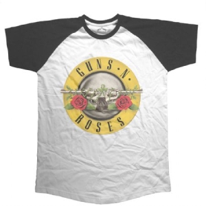 Guns N' Roses - GUNS N' ROSES UNISEX RAGLAN TEE: CIRCLE LOGO i gruppen ÖVRIGT / Merchandise hos Bengans Skivbutik AB (3750689)