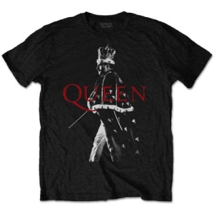 Queen - QUEEN UNISEX TEE: FREDDIE CROWN i gruppen MERCH / T-Shirt / Sommar T-shirt 23 hos Bengans Skivbutik AB (3756665r)