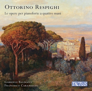 Respighi Ottorino - Le Opere Per Pianoforte A Quattro M i gruppen Externt_Lager / Naxoslager hos Bengans Skivbutik AB (3808047)