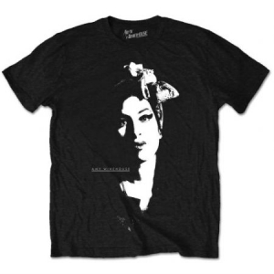 Amy Winehouse - Scarf Portrait Uni Bl    i gruppen MERCH / T-Shirt / Rockoff_Nya April24 hos Bengans Skivbutik AB (3825728r)