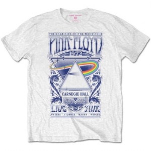Pink Floyd - T-shirt - Carnegie Hall Poster (Retail Pack) (Kids White) (5-6 år) i gruppen ÖVRIGT / Merchandise hos Bengans Skivbutik AB (3828206)