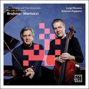 Johannes Brahms Giuseppe Martucci - Two Sonatas & Two Romances For Cell i gruppen Externt_Lager / Naxoslager hos Bengans Skivbutik AB (3846960)