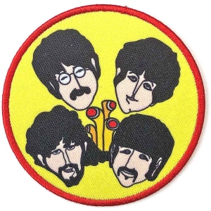 The Beatles - Perryscopes & Heads Woven Patch i gruppen MERCHANDISE / Merch / Pop-Rock hos Bengans Skivbutik AB (3880867)