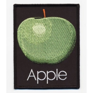 The Beatles - Apple Records Logo Standard Patch i gruppen MERCHANDISE / Accessoarer / Pop-Rock hos Bengans Skivbutik AB (3881746)