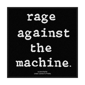 Rage Against The Machine - Logo Standard Patch i gruppen MERCHANDISE / Merch / Hårdrock hos Bengans Skivbutik AB (3882191)