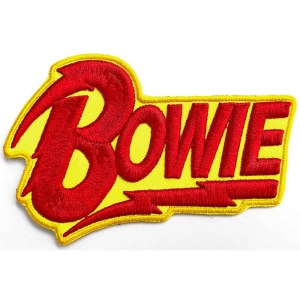 David Bowie - Diamond Dogs 3D Logo Woven Patch i gruppen MERCHANDISE / Merch / Pop-Rock hos Bengans Skivbutik AB (3943687)