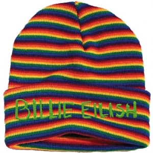 Billie Eilish - Billie Eilish Unisex Beanie Hat : Stripes i gruppen ÖVRIGT / Merch Nyheter hos Bengans Skivbutik AB (3944415)