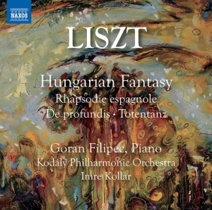 Liszt Franz - Hungarian Fantasy Rhapsodie Espagn i gruppen Externt_Lager / Naxoslager hos Bengans Skivbutik AB (3962376)