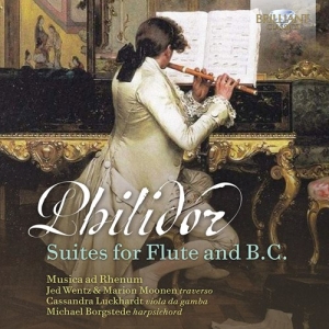 Philidor Pierre Danican - Suites For Flute And B.C. i gruppen Externt_Lager / Naxoslager hos Bengans Skivbutik AB (4011070)
