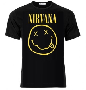 Nirvana - Nirvana T-Shirt Smiley i gruppen ÖVRIGT / Merchandise hos Bengans Skivbutik AB (4036863)
