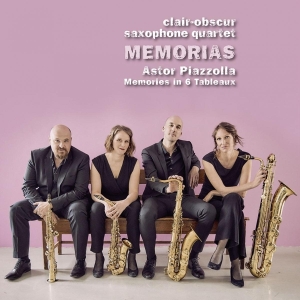 Clair-Obscur Saxophone Quartet - Memorias i gruppen CD / Klassiskt,Övrigt hos Bengans Skivbutik AB (4050016)